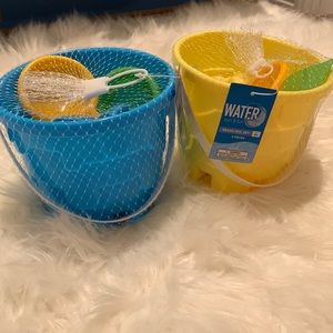 New Mini Beach Pail Six Piece Set. Lot of 2